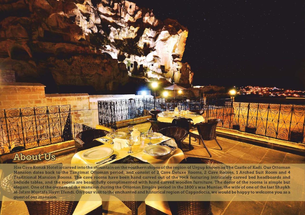 Has Cave Konak Ürgüp Dış mekan fotoğraf